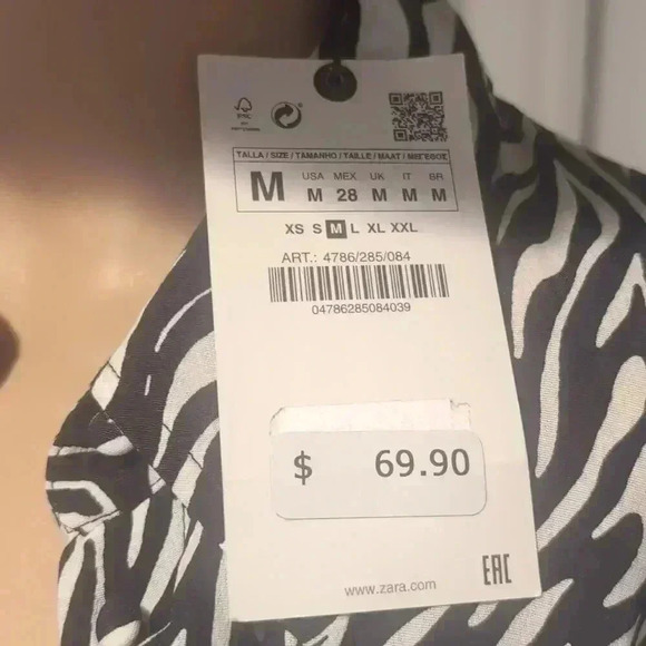 Zara zebra print maxi dress - Picture 8 of 15